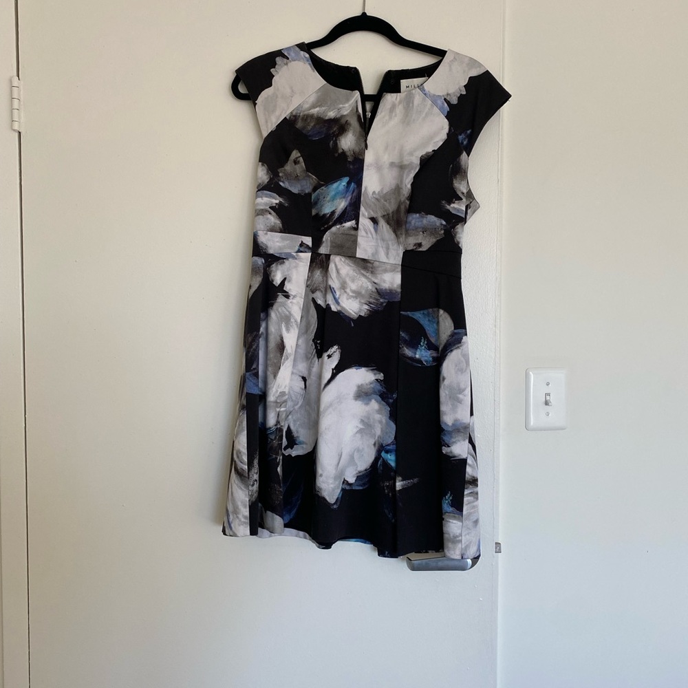 Milly Floral aline dress  Size 6